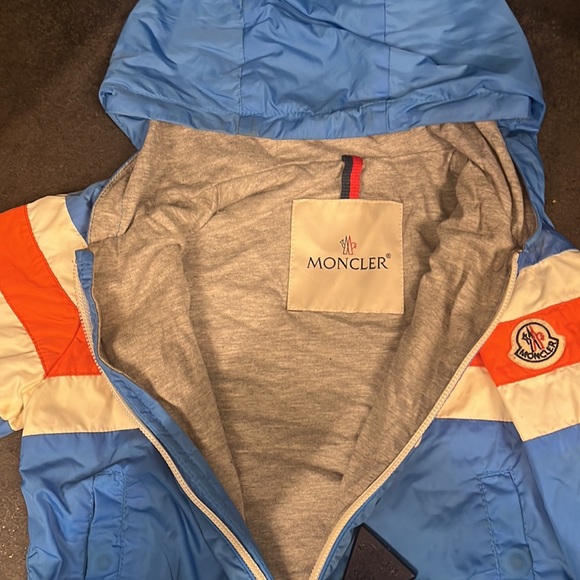 baby moncler windbreaker Blue and Orange - Picture 3 of 3